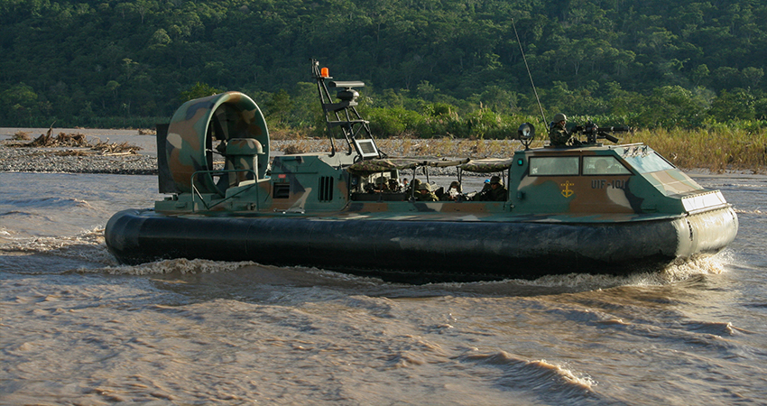 Military Hovercraft River Patrol Military Hovercraft River Patrol